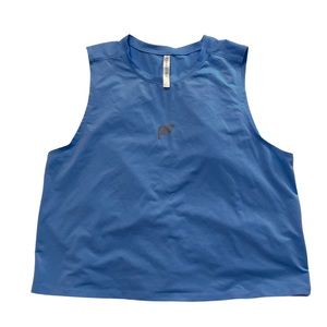 Fabletics Phoenix Breathe Muscle Tank Light Blue